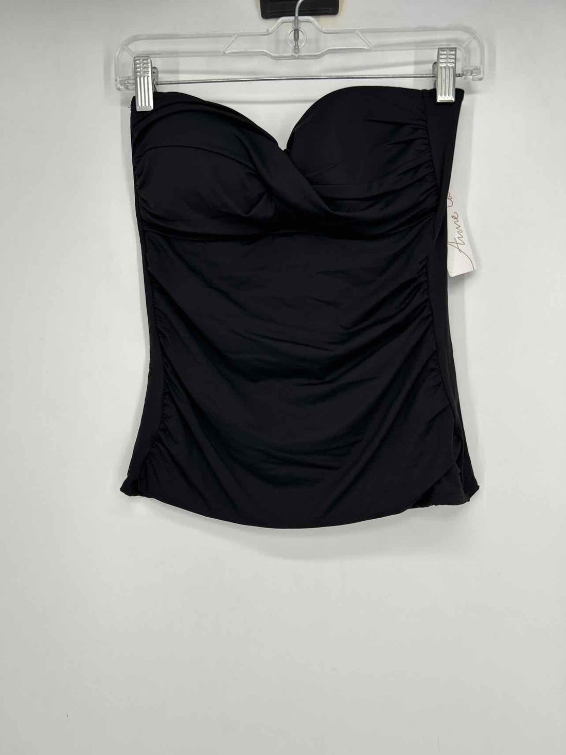 Anne Cole Size M Black NWT Swimsuit Top Only