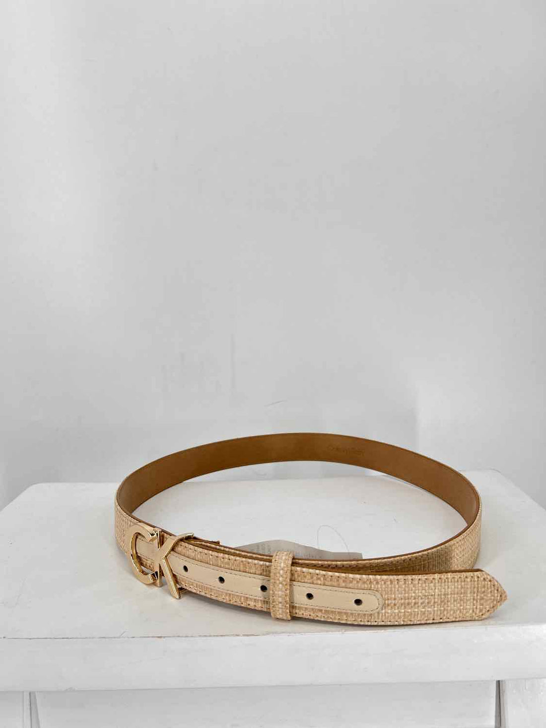 Calvin Klein Size M Raffia Natural NWT Belts