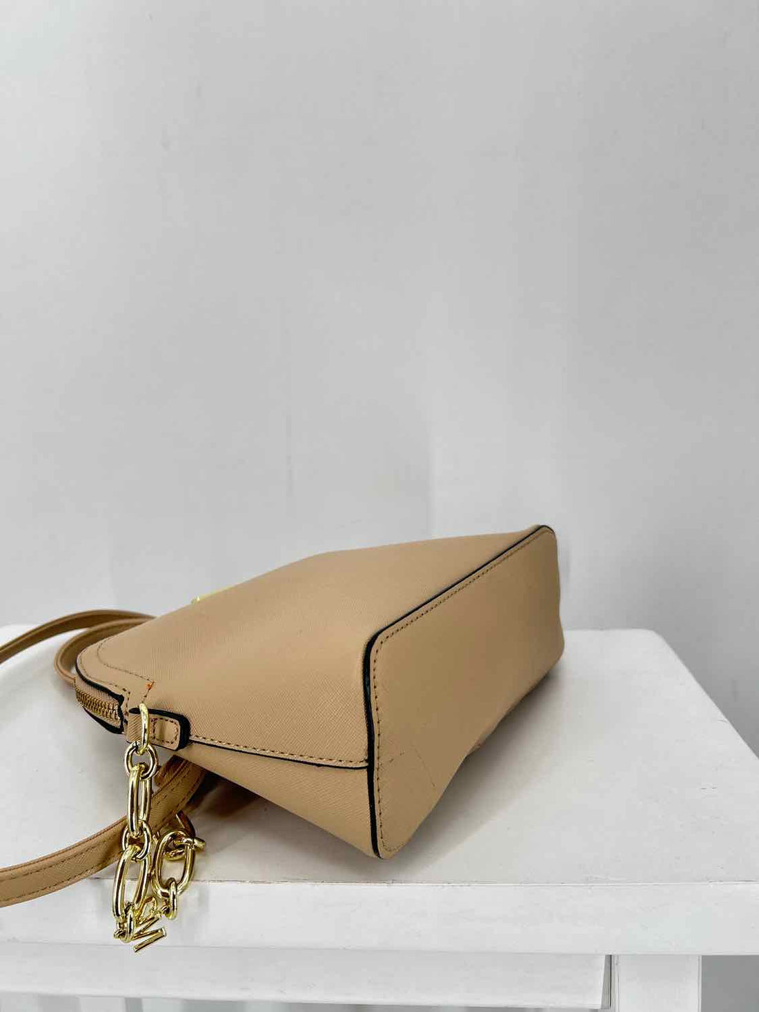 Steve Madden Beige Faux Leather Excellent Condition Crossbody