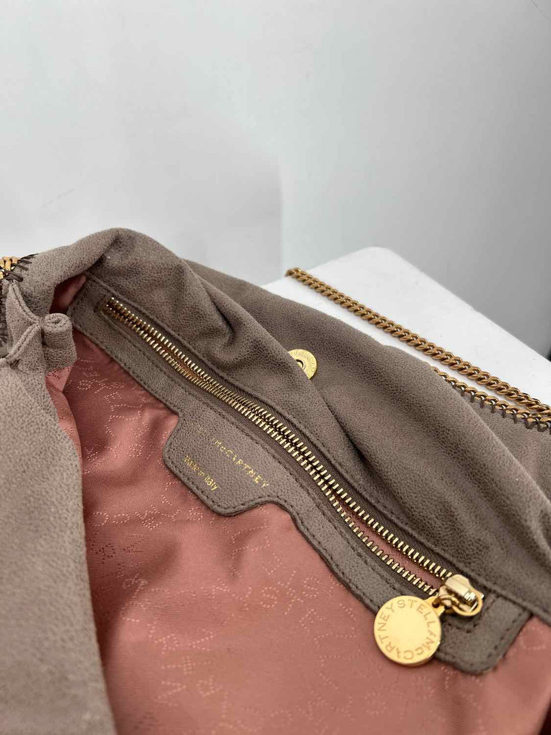 Stella McCartney Taupe Vegan Leather Hobo