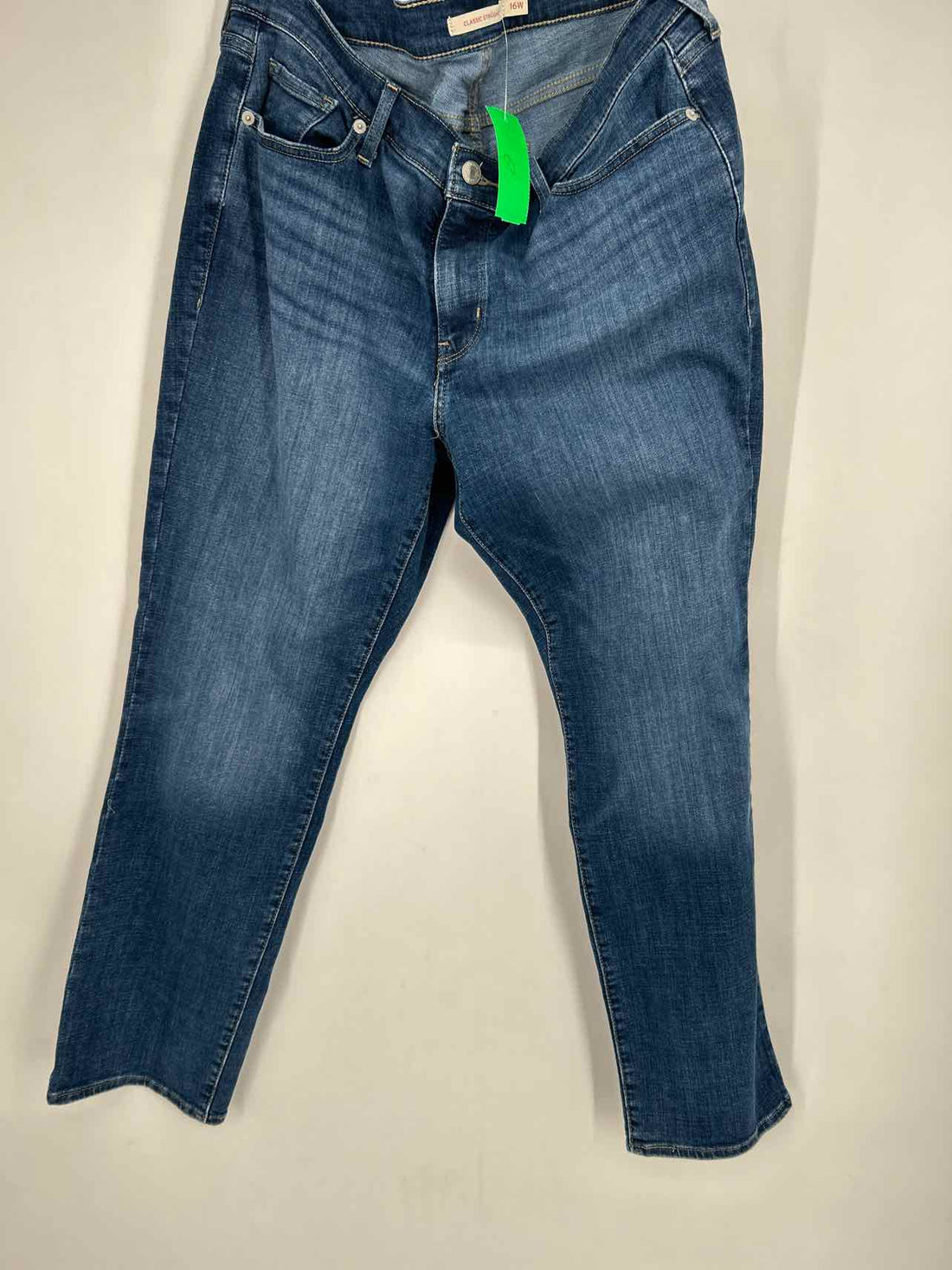 Levis Size 16W Dark Wash Denim Jeans