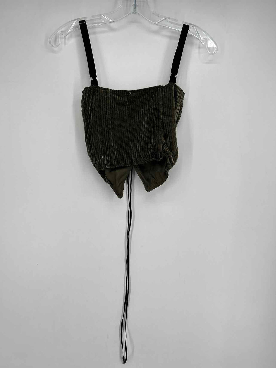 Edikted Size S Olive & Black Crop Top