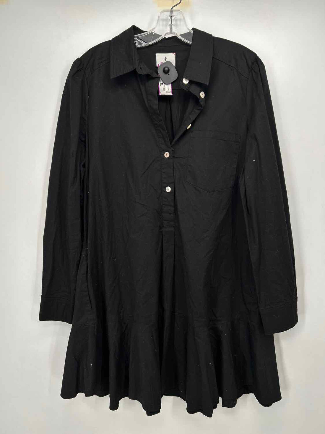 Tuckernuck Size L Black Long Sleeve Dress