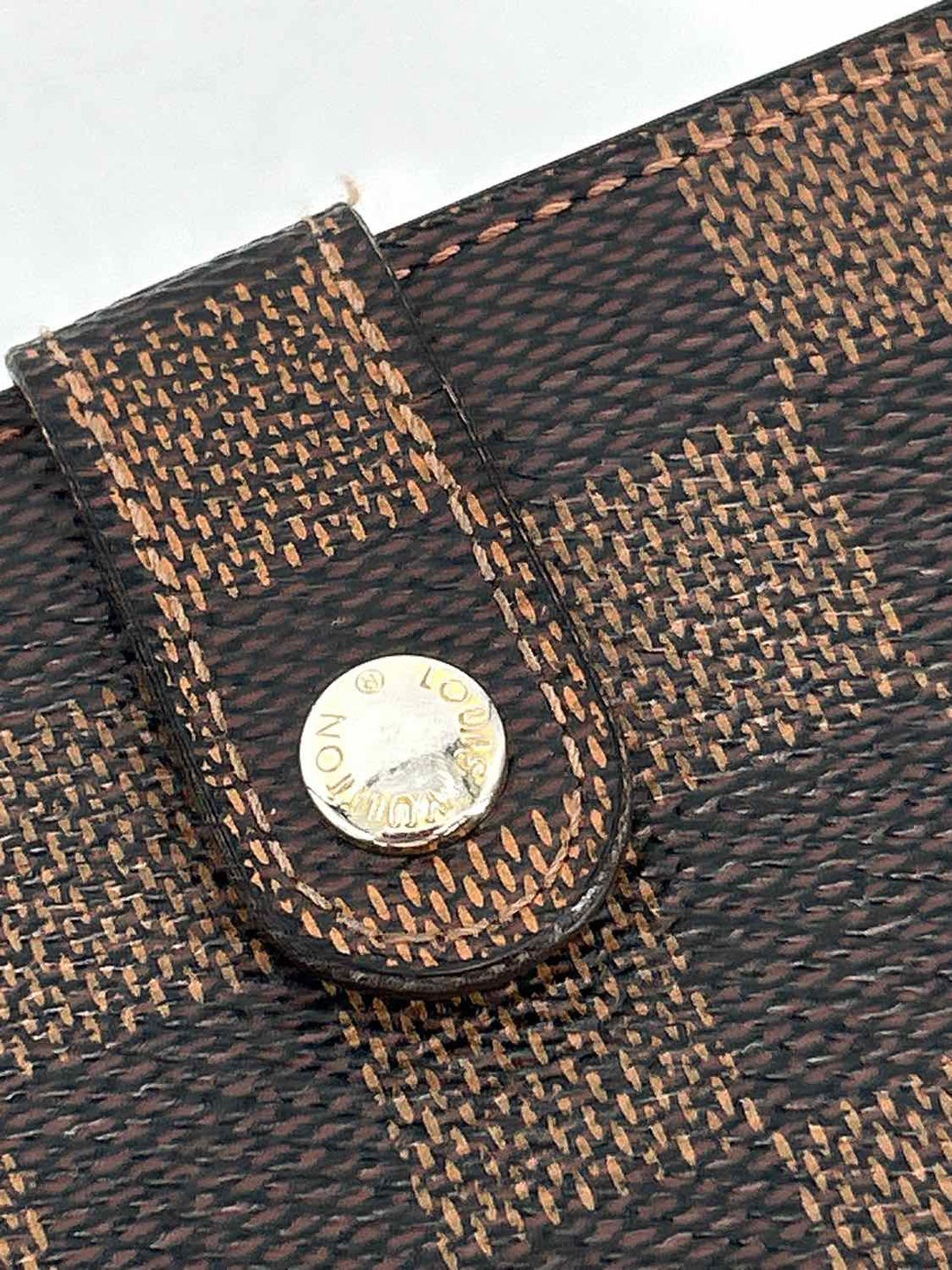 Louis Vuitton Viennois Damier Ebene Coated Canvas Pre Owned LUXURY