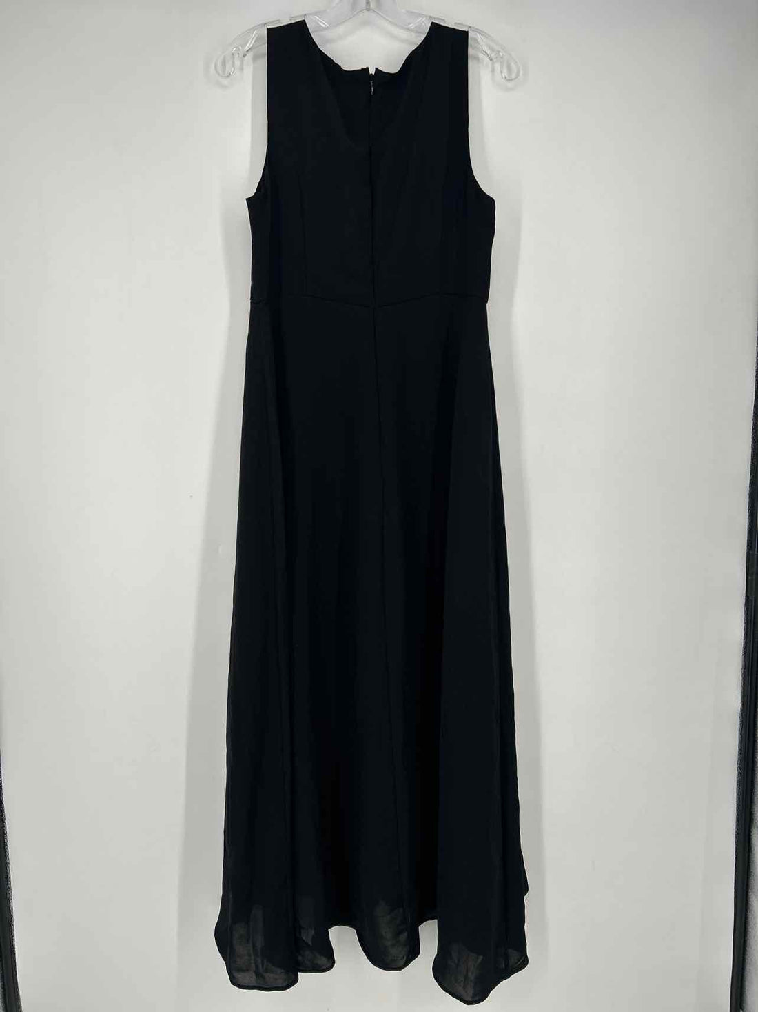 White House Black Market Size 12 Black Seersucker Jumpsuit