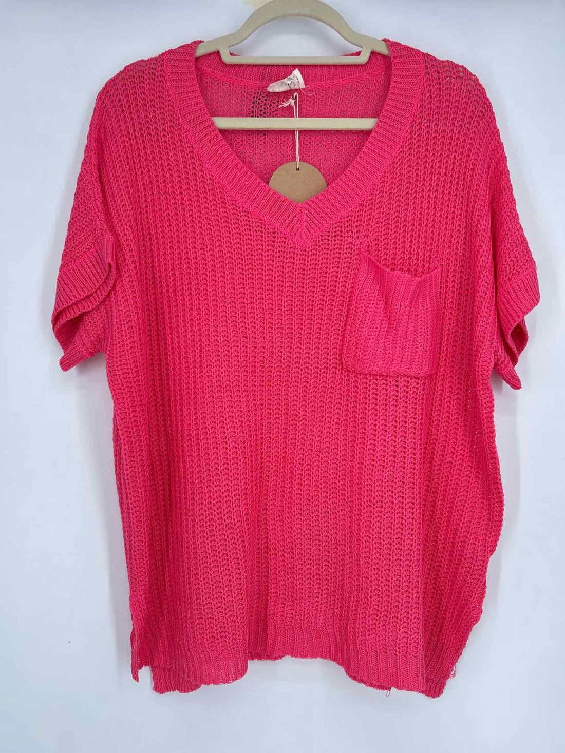 Bibi Size M Pink NWT Short Sleeve