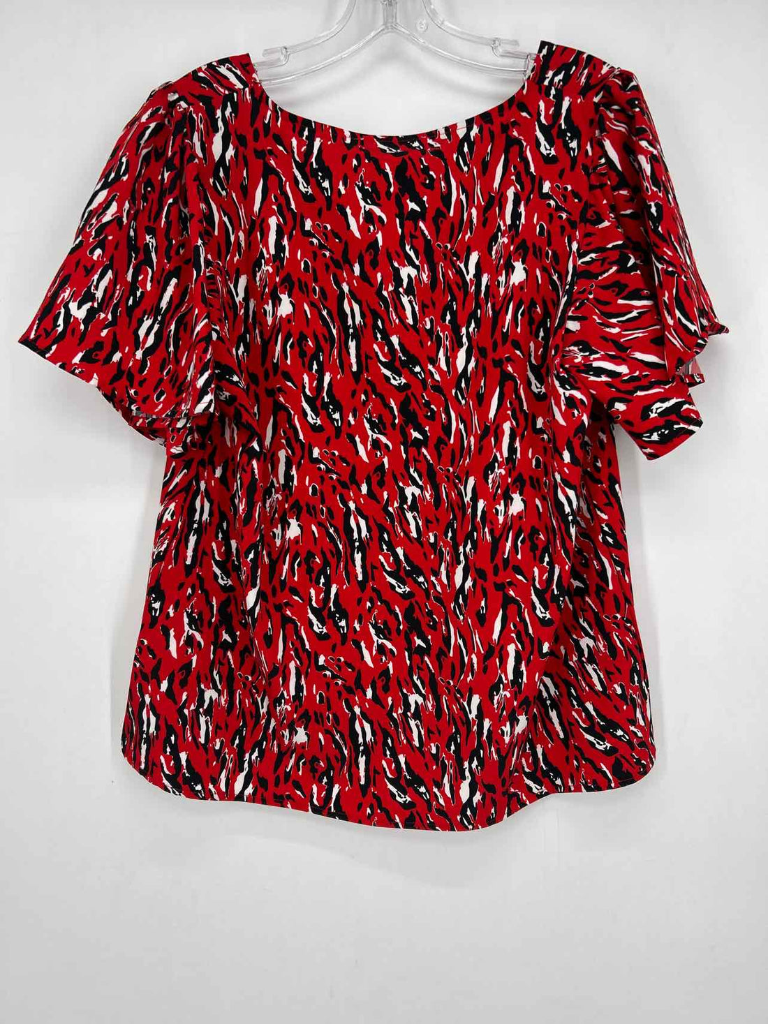 Michelle Mcdowell Size M Red Tiger NWT Short Sleeve