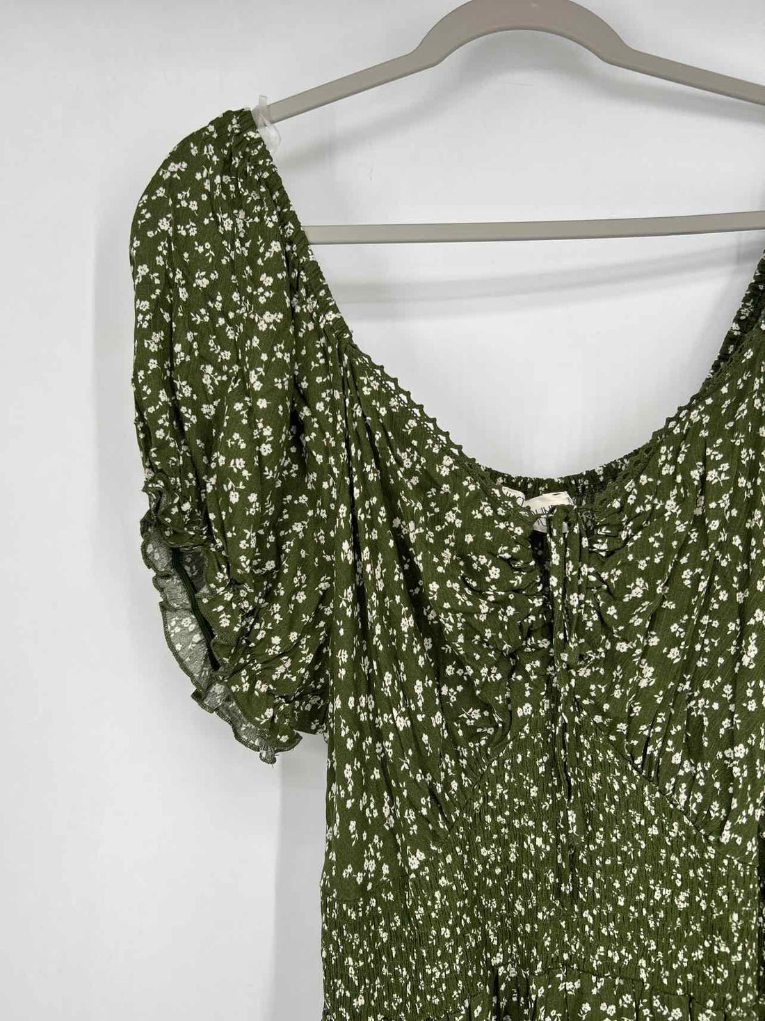 Just Found Size 2X Green Print NWT Dress