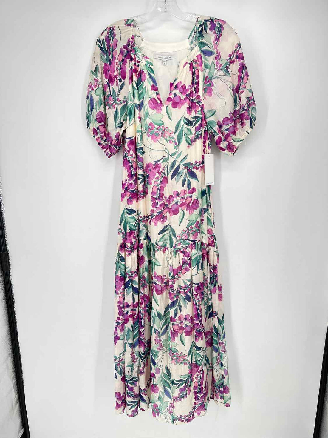 Julia Jordan Size M White & Purple Floral NWT Dress