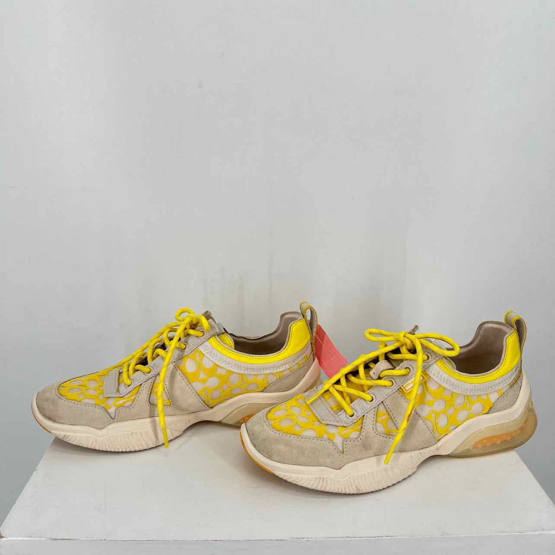 Coach Women Size 8 Yellow Sneakers