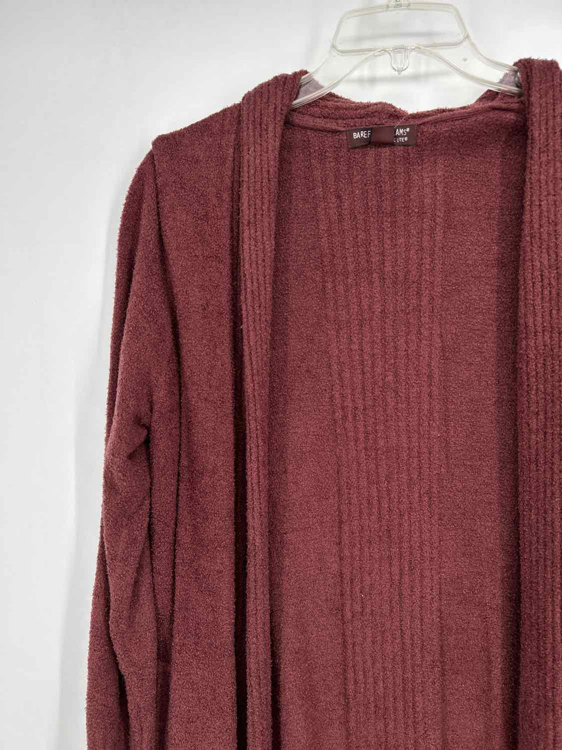Barefoot Dreams Size L Brown Red Cardigan
