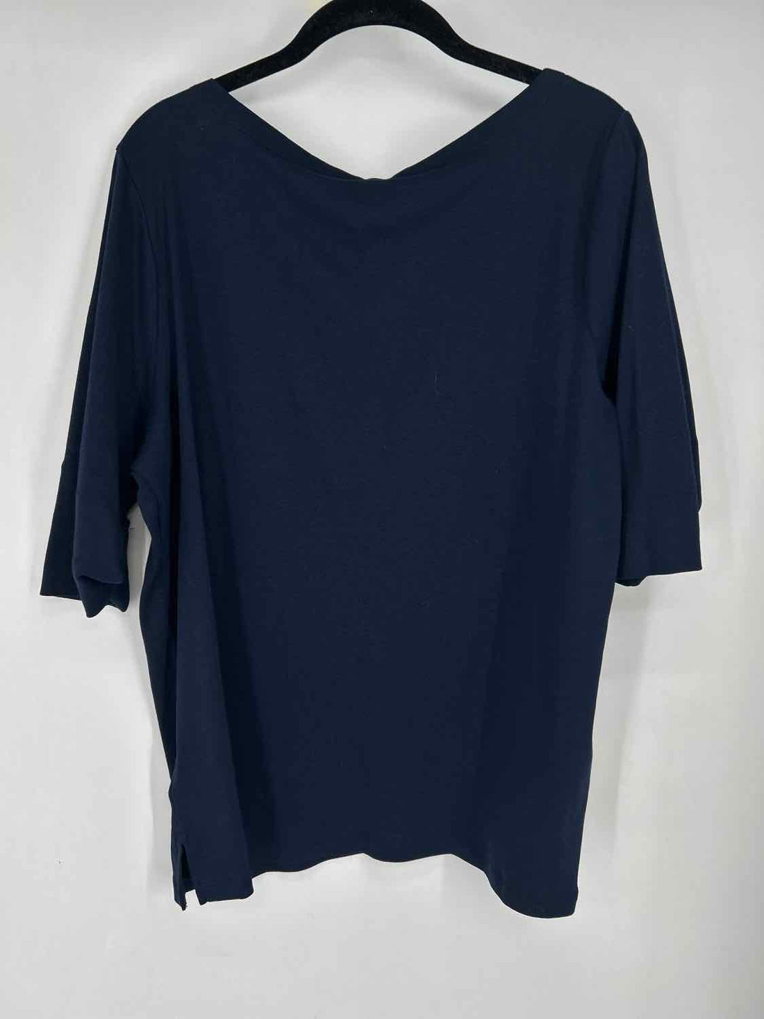 Lauren Ralph Lauren Size 2X Navy NWT Top/Blouse