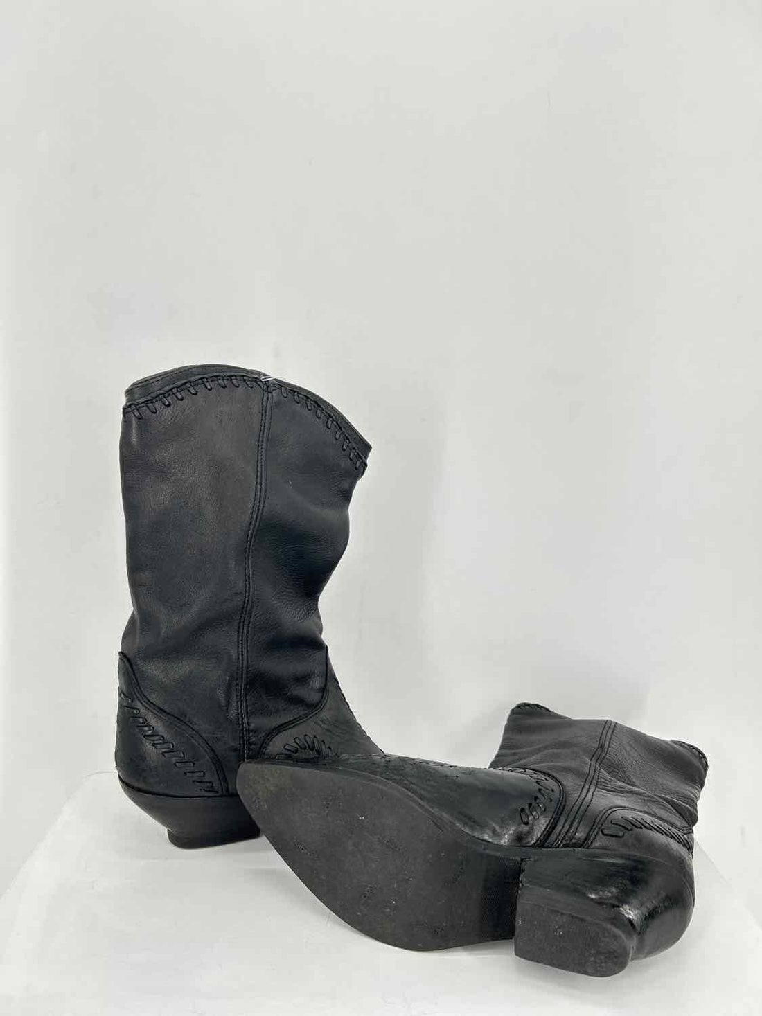 Zodiac Women Size 37 Black Dawson Cowboy Boot