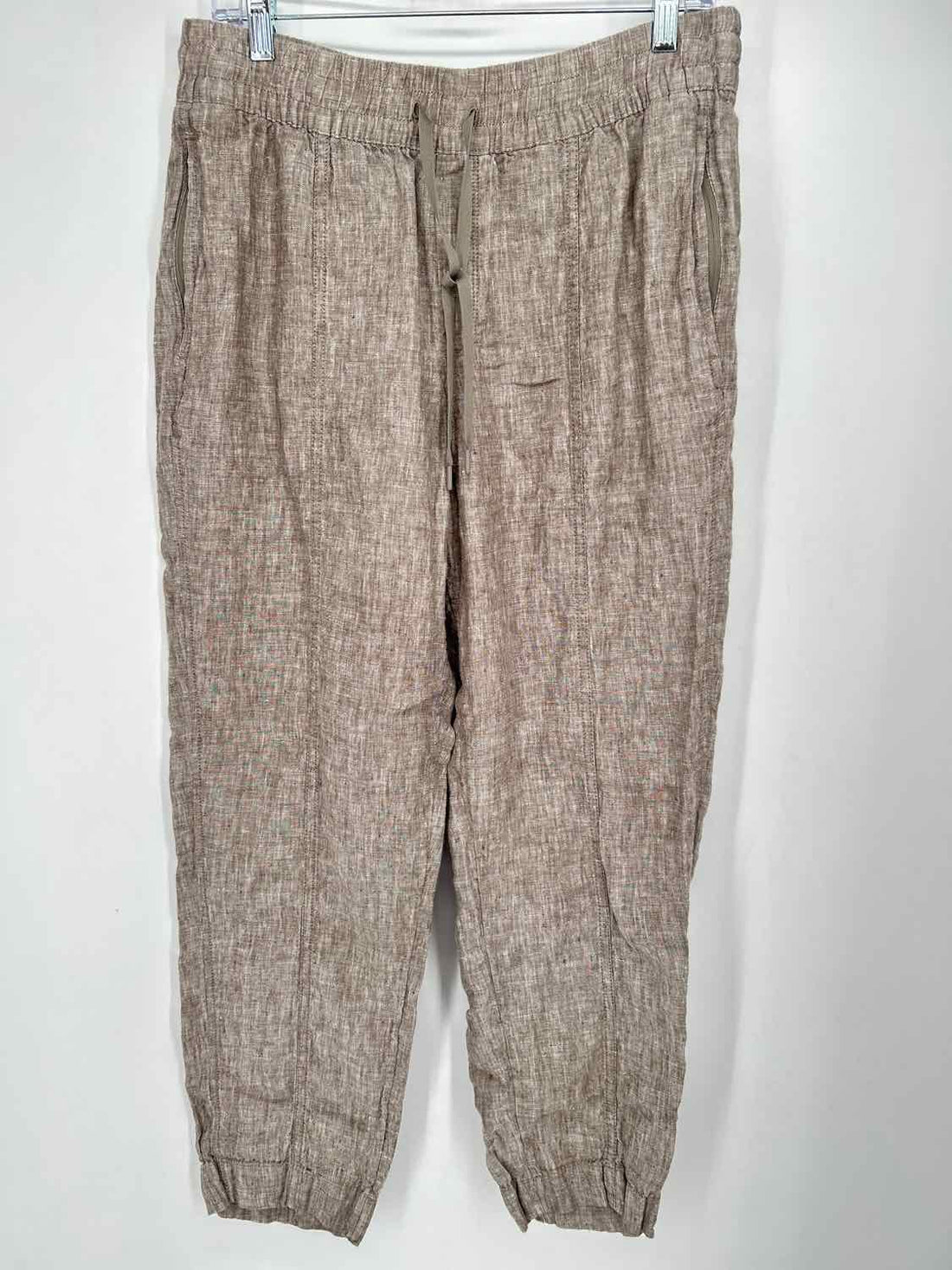 Athleta Size M Puddy Linen 100% Pants