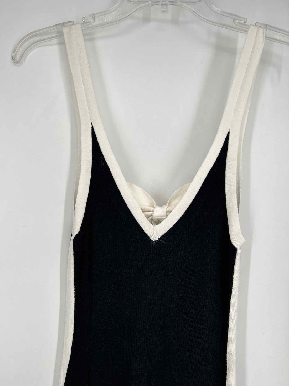 Maeve Size S Black & White Sleeveless Dress