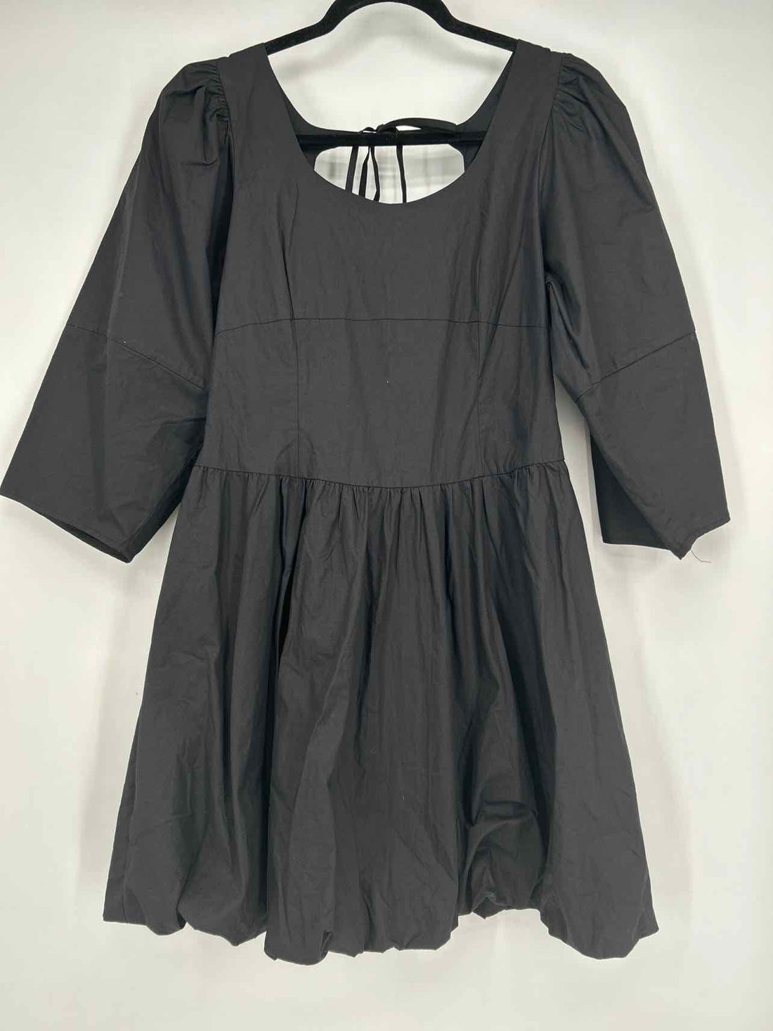 Miele Size L Black Cotton Long Sleeve Dress