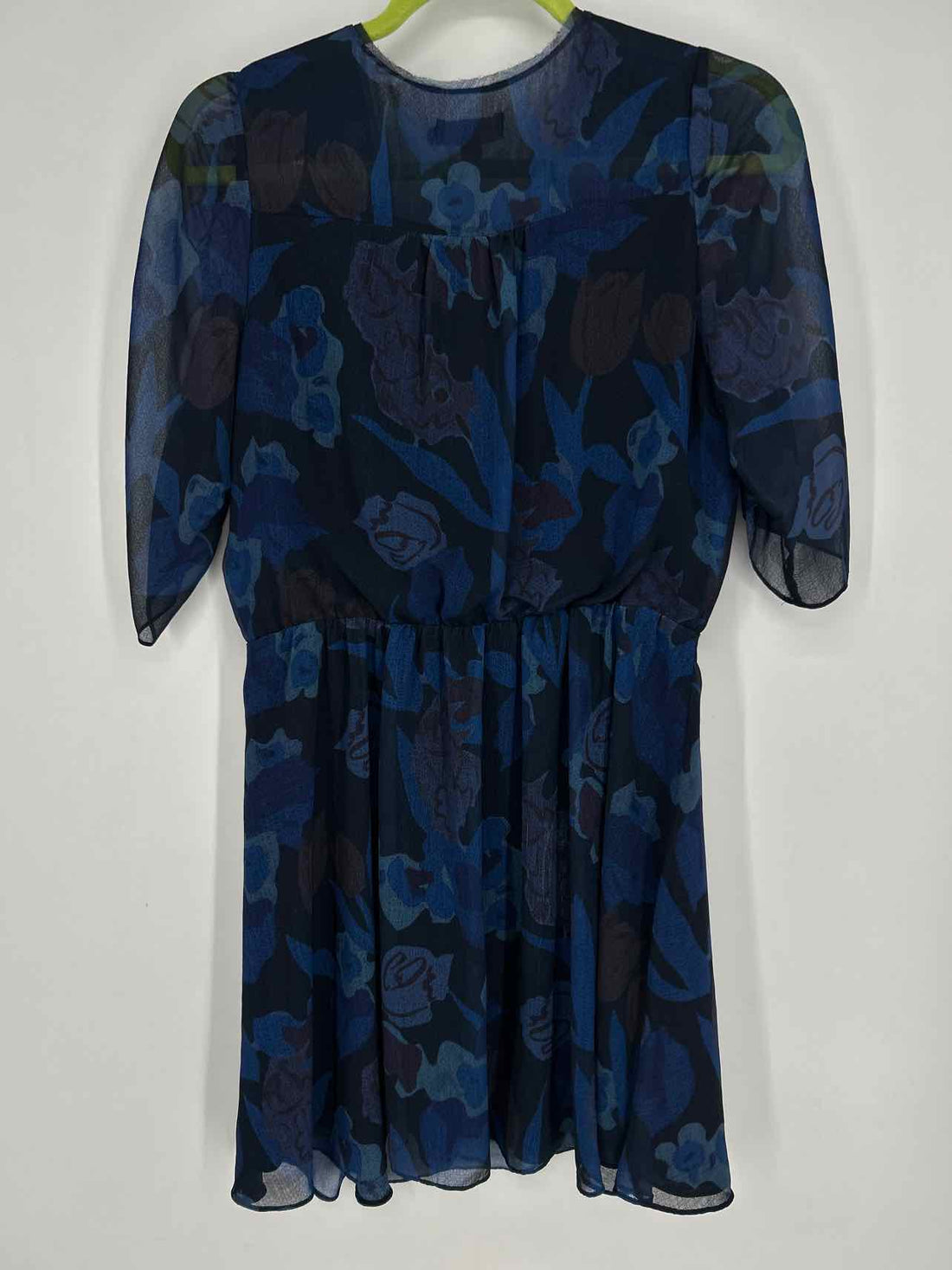 Ted Baker Size 3 Navy Floral Dress