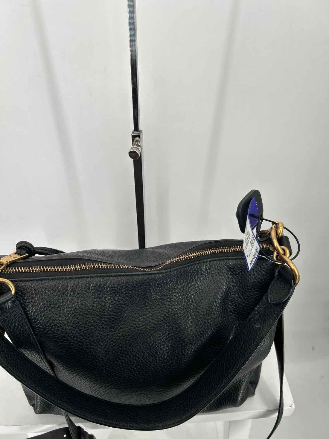 Coach Black Pebbled Leather Shoulder