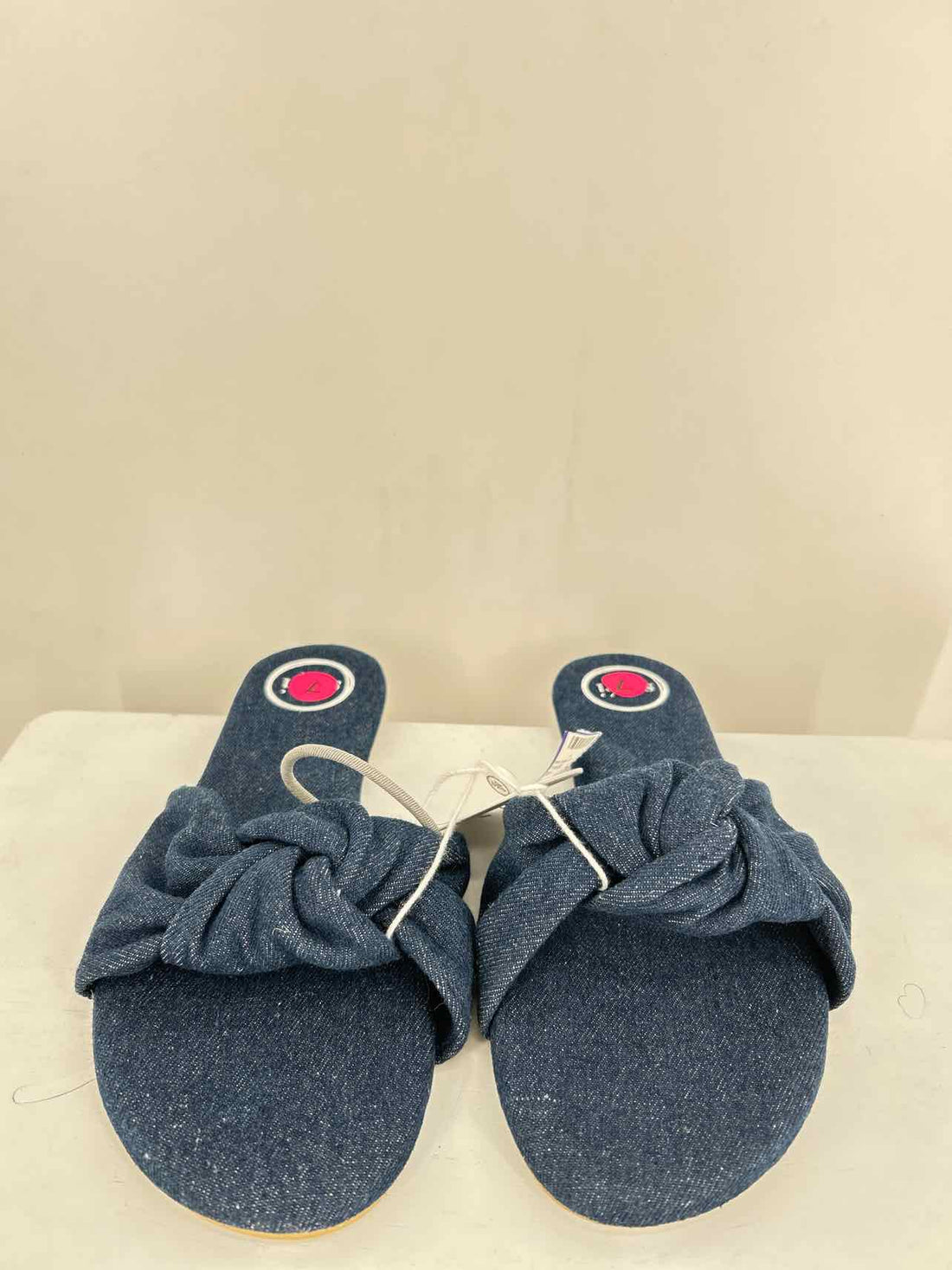 Solei Sea Women Size 7 Denim NWT Slides