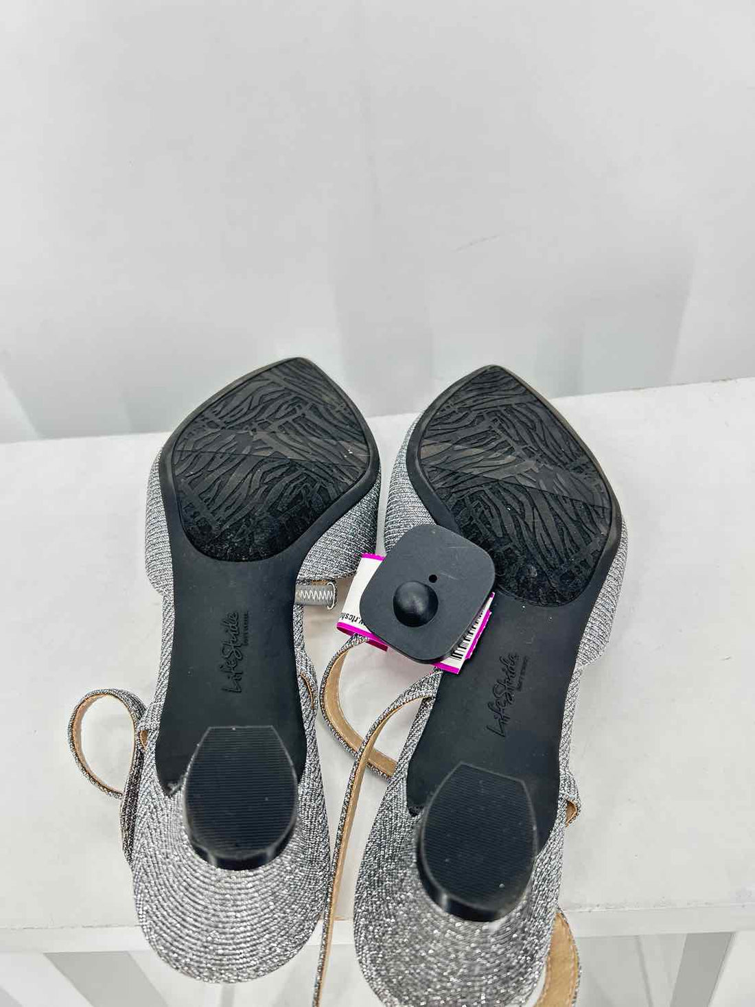 Lifestride Women Size 9 Silver Sling Back