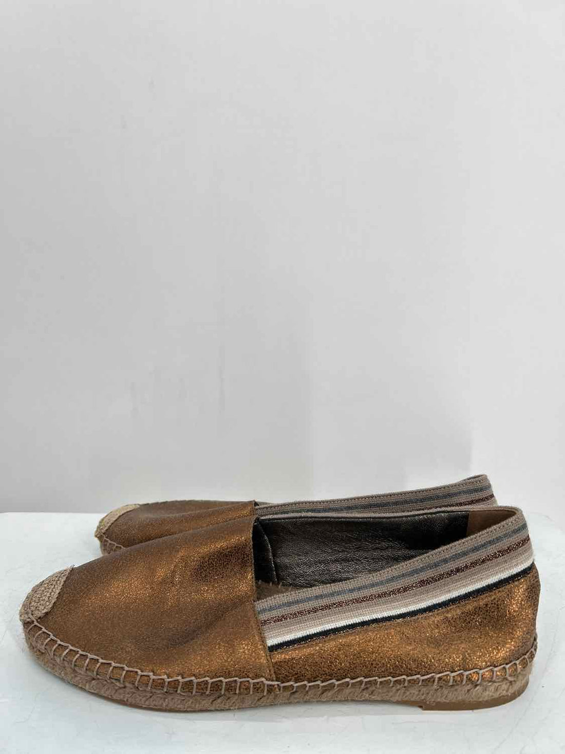 Brunello Cucinelli Women Size 7.5 Copper Espadrilles