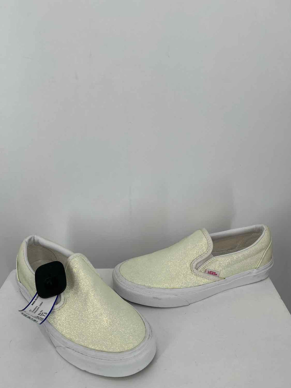 Vans Women Size 7.5 Iridescent Glitter Sneakers