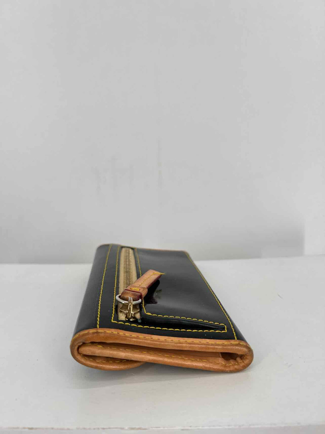 Dooney & Bourke Black Patent Leather Vintage Wallet