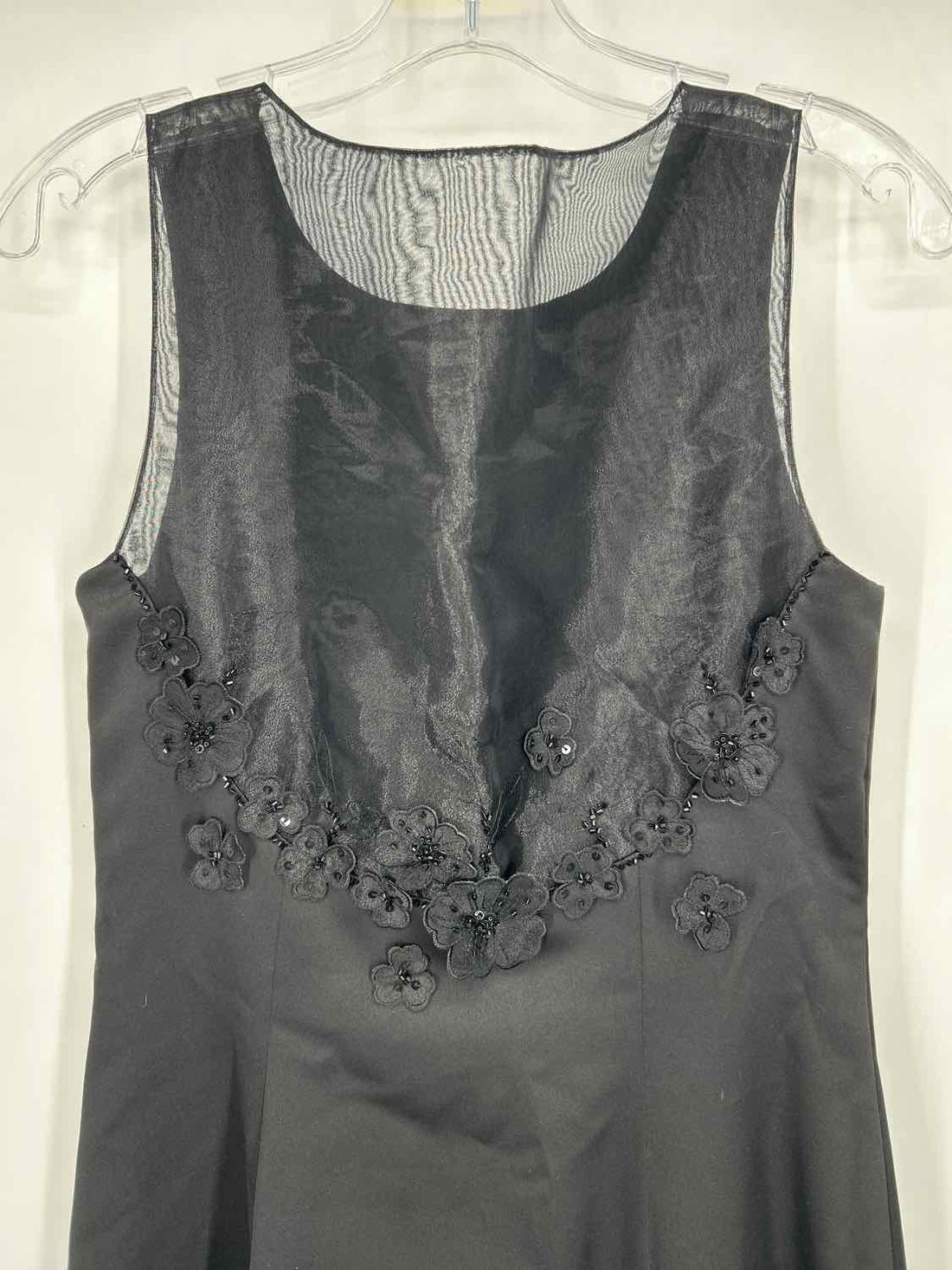 Alex Evenings 10 Black Sleeveless Holiday