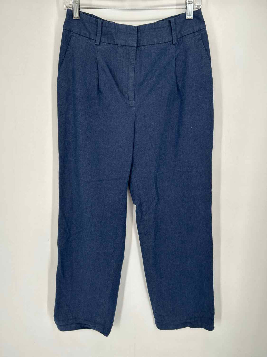 Talbots Size 6 Navy Cotton Blend Pants