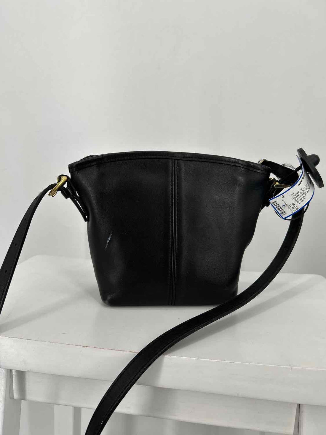 Coach Black Smooth Leather Crossbody