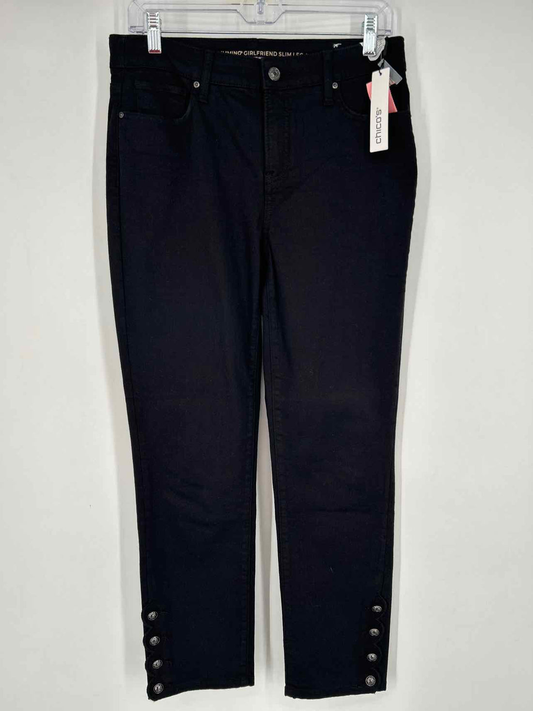 Chicos Size 0 (s) Black NWT Pants