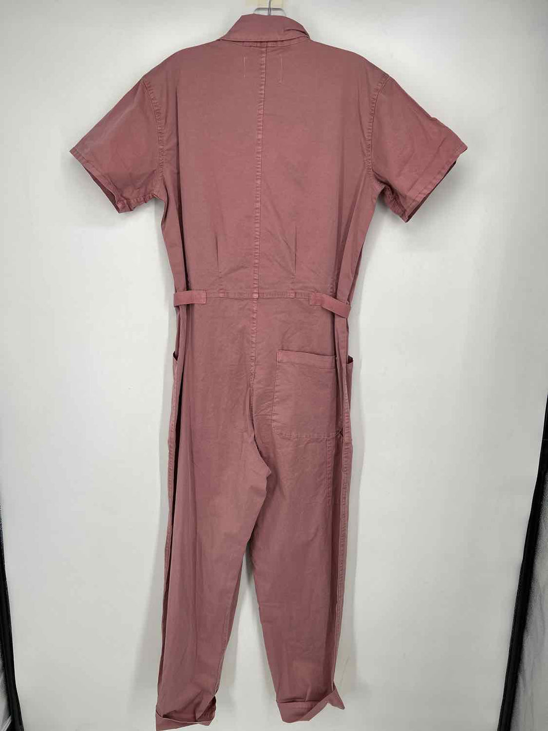 Pistola Size S Dusty Rose Short Sleeve Jumpsuit