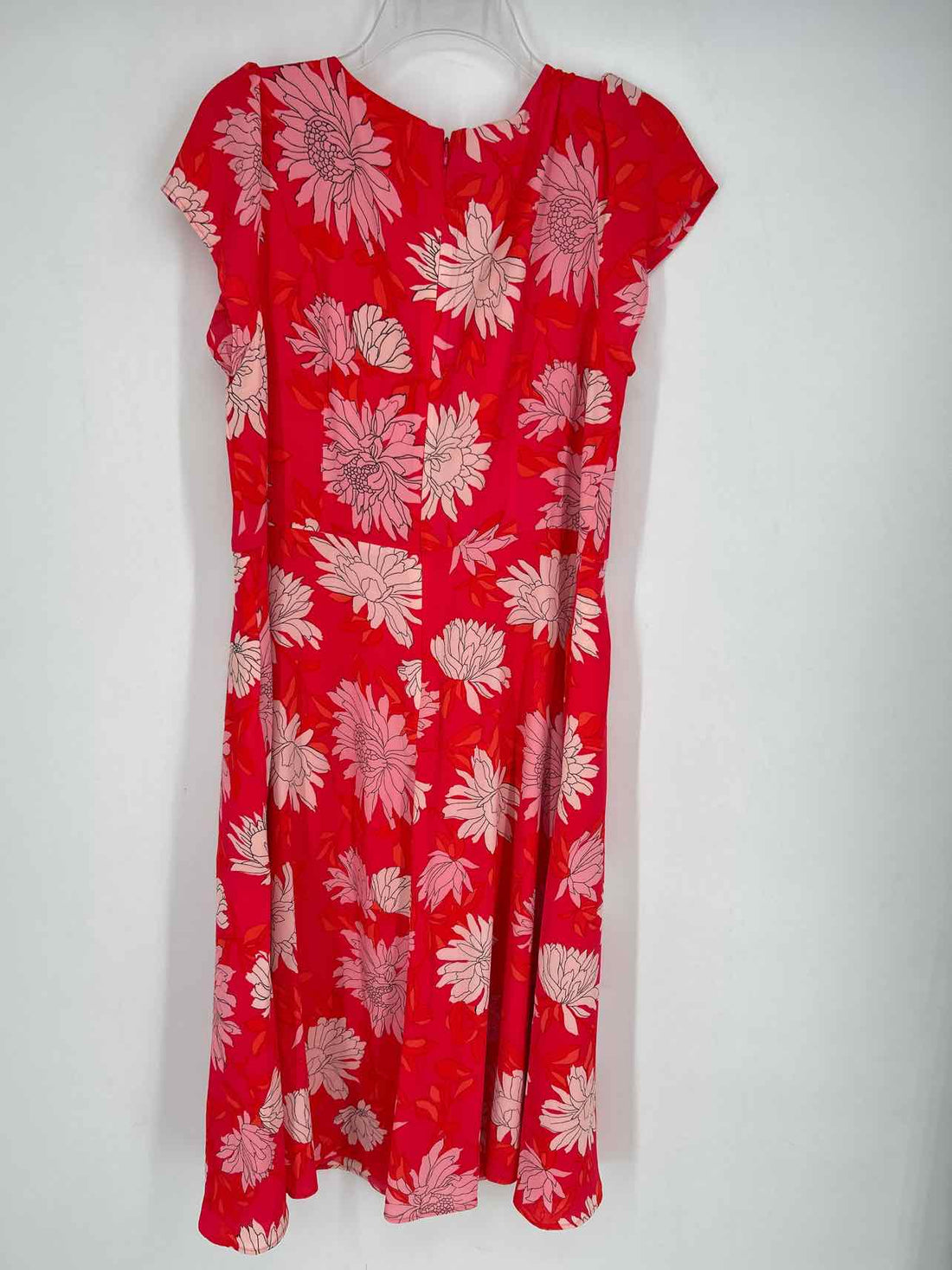 Talbots Size 14P Red Floral NWT Dress