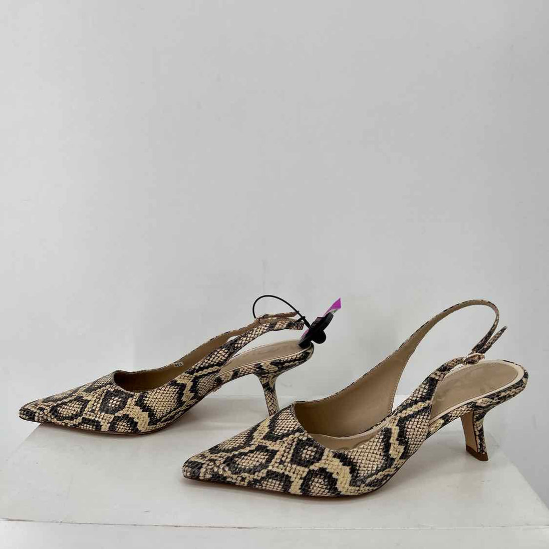 Sam Edelman Women Size 10 Snakeskin New Genuine Leather Sling Back