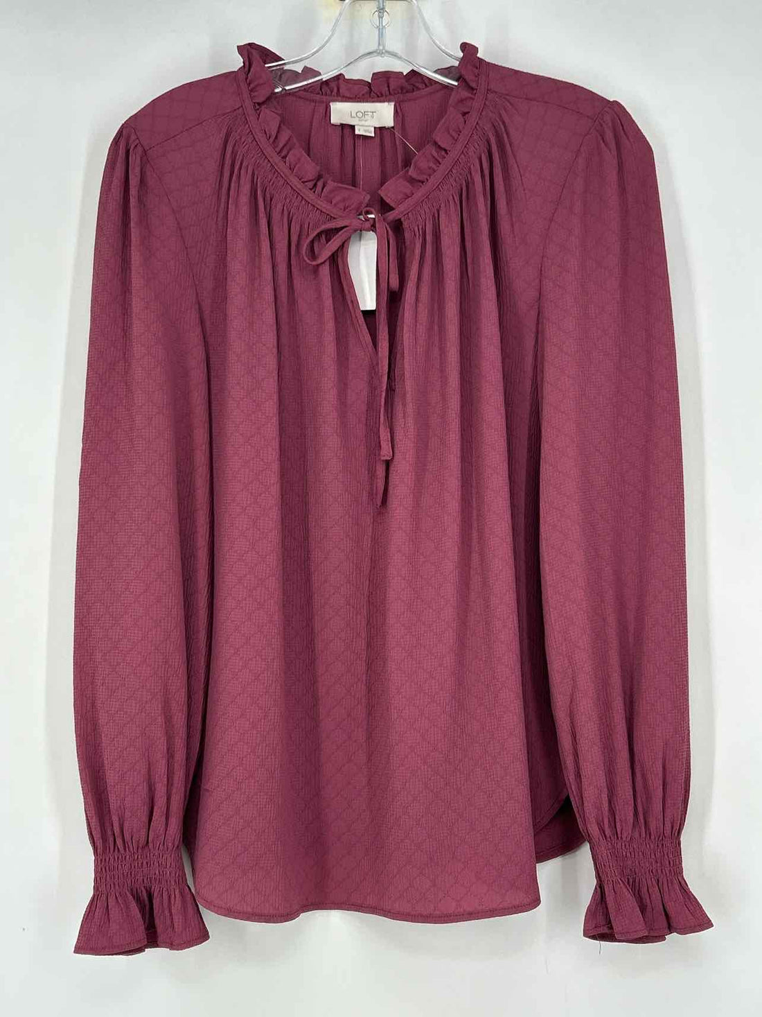 Loft Size S Berry Purple NWT Long Sleeve