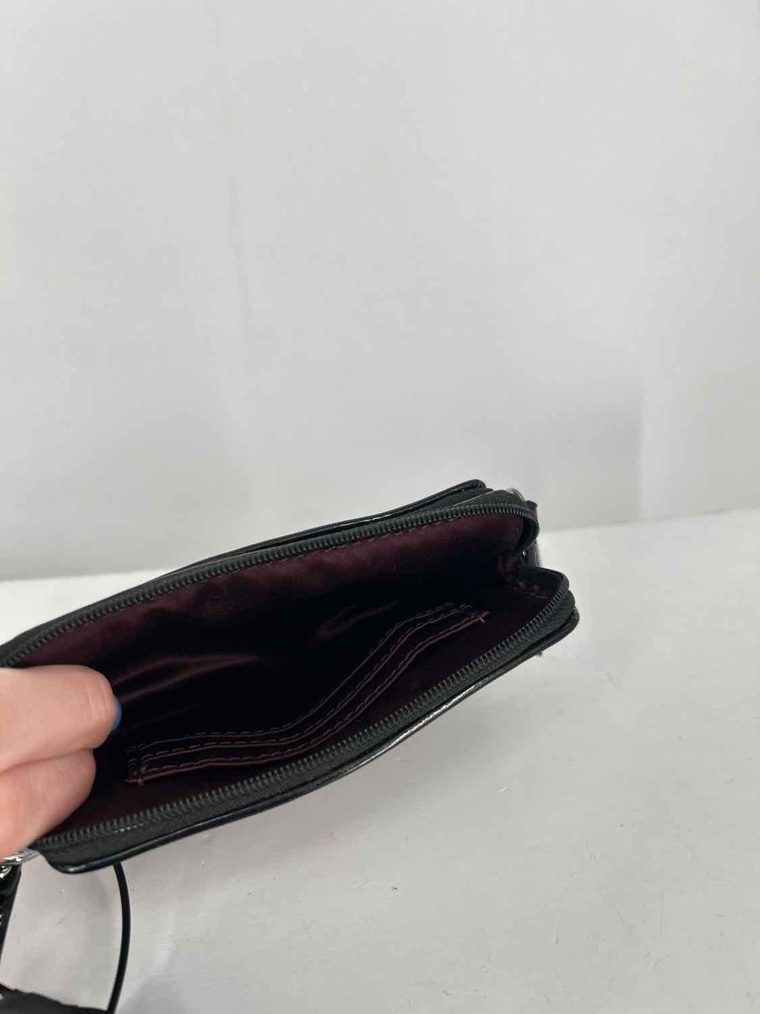 Coach Gray & Pink Canvas & Leather Wallet