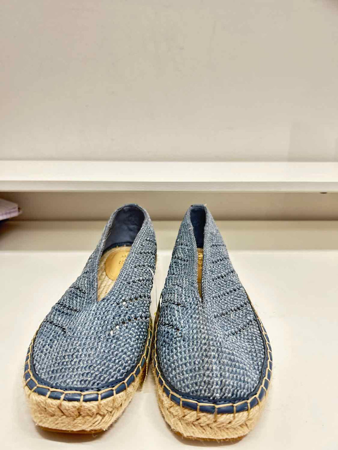 Nine West Women Size 9 Blue Espadrilles