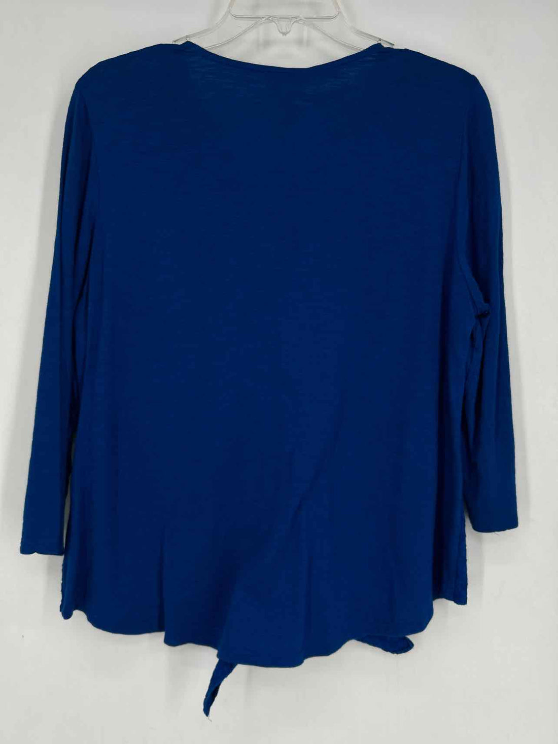 Chicos Size 1 (M) Cobalt Blue Embroidered Long Sleeve