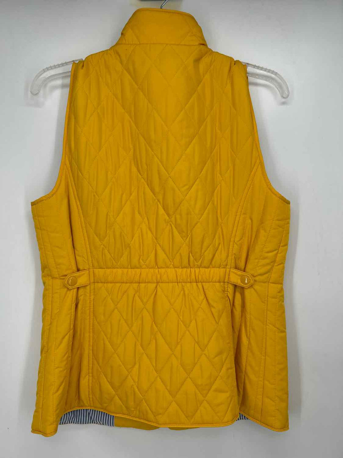 Talbots Size S Yellow Quilted Vest