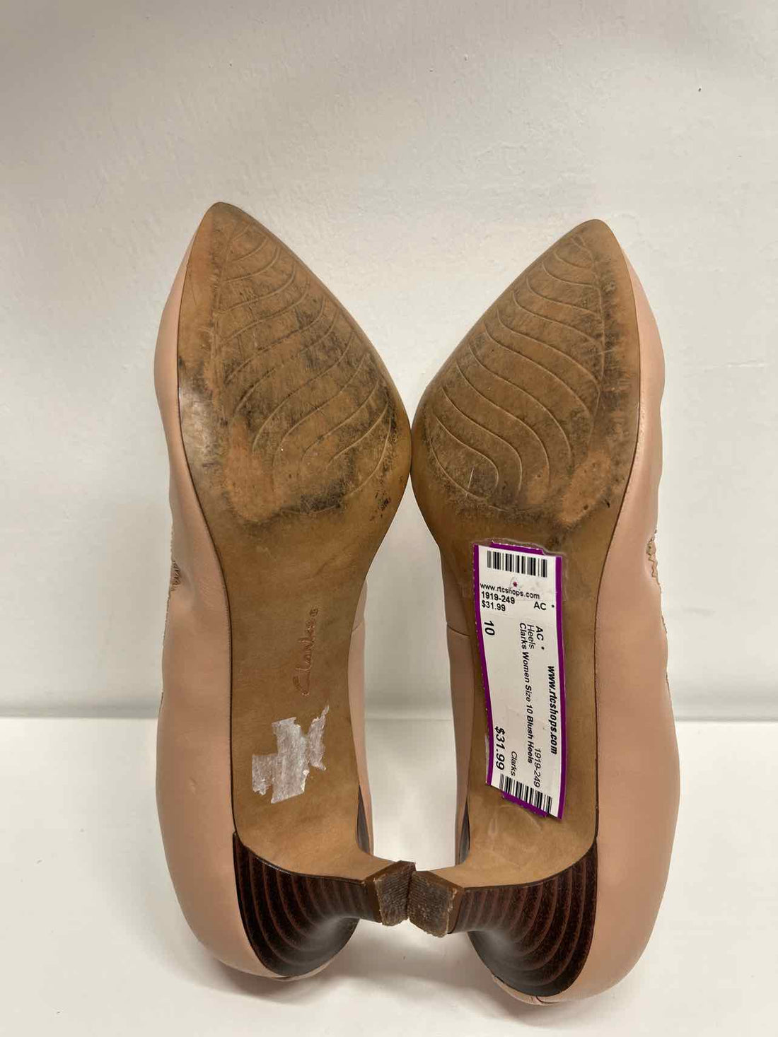 Clarks Women Size 10 Blush Heels