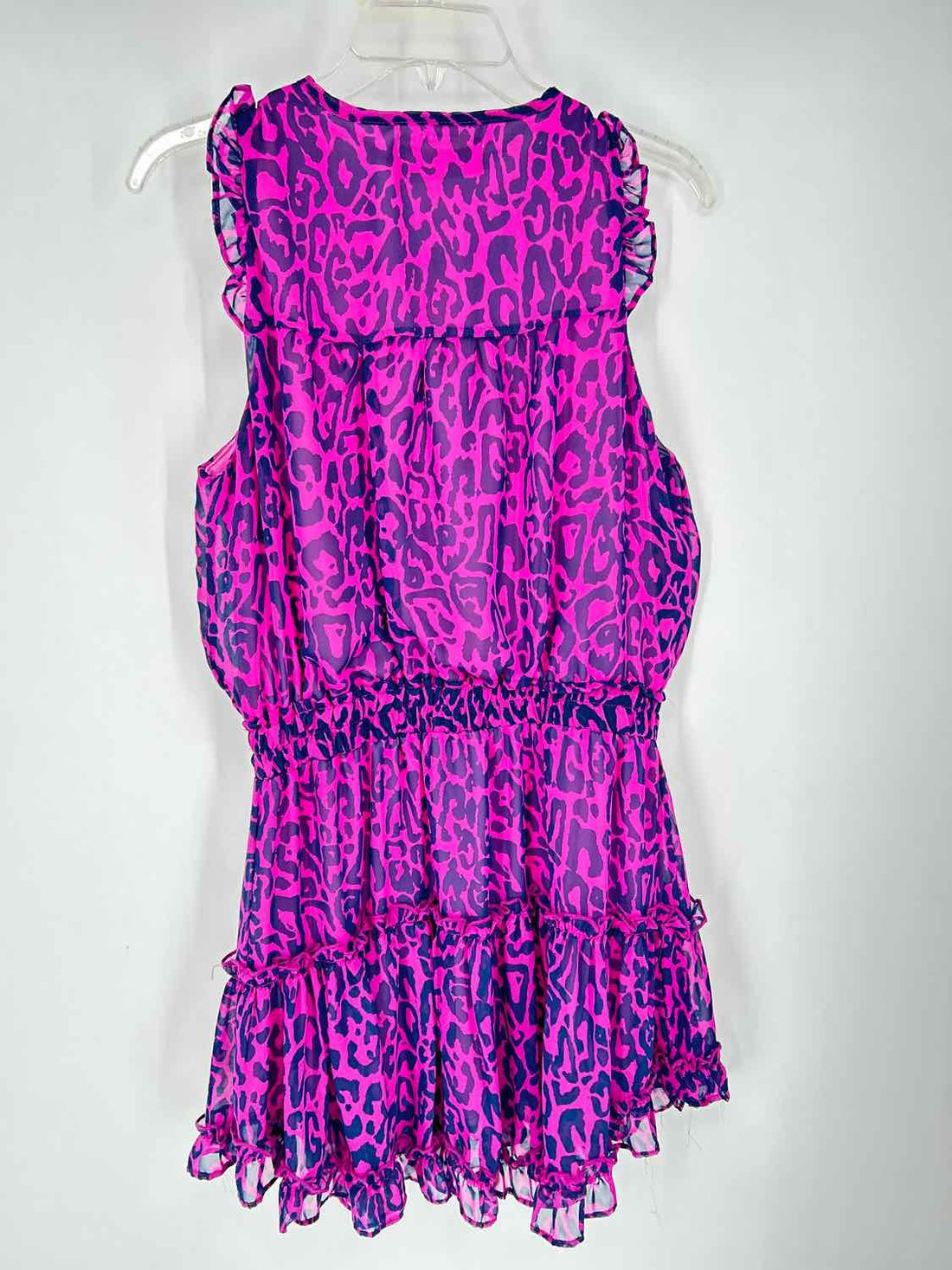 Pants Store Size M Pink Leopard Dress