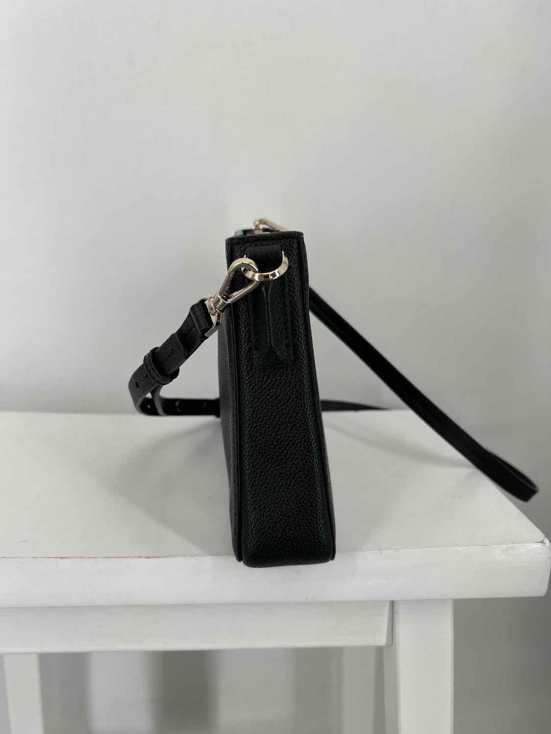 Kate Spade Margaux medium black pebbled leather Crossbody