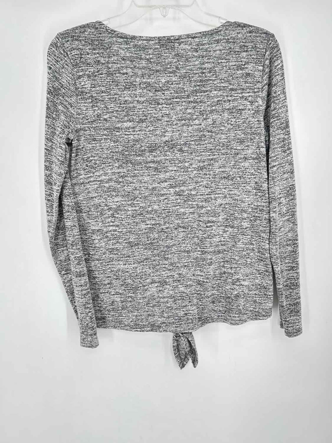 Talbots Size XS Heathered Gray Shimmer Long Sleeve