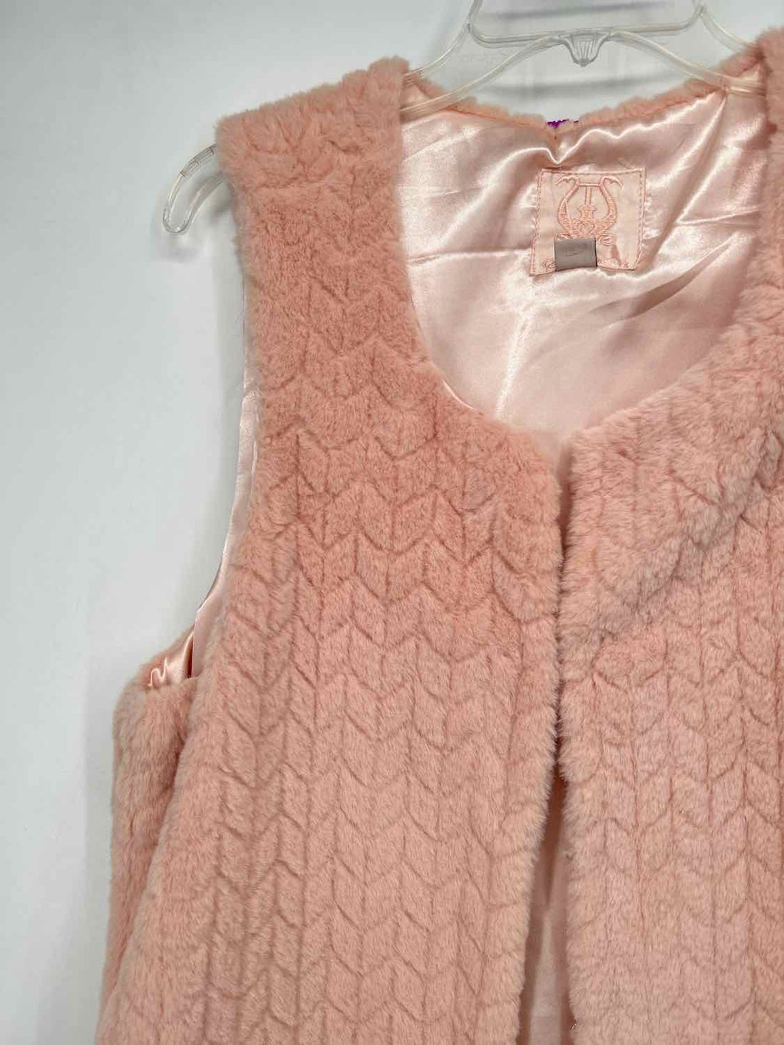 ODYN Size XL Blush Faux Fur Vest