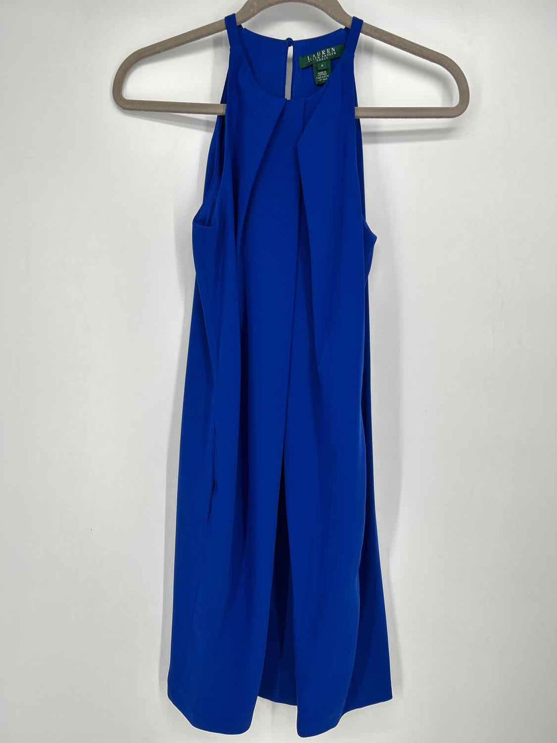 Lauren Ralph Lauren Size 4 Royal Blue Sleeveless Dress