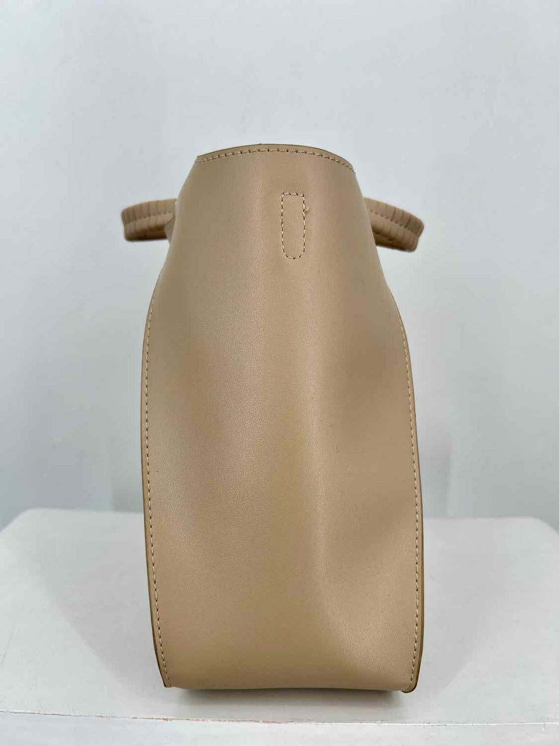 Melie Bianco Beige Vegan Leather Pre Owned Tote