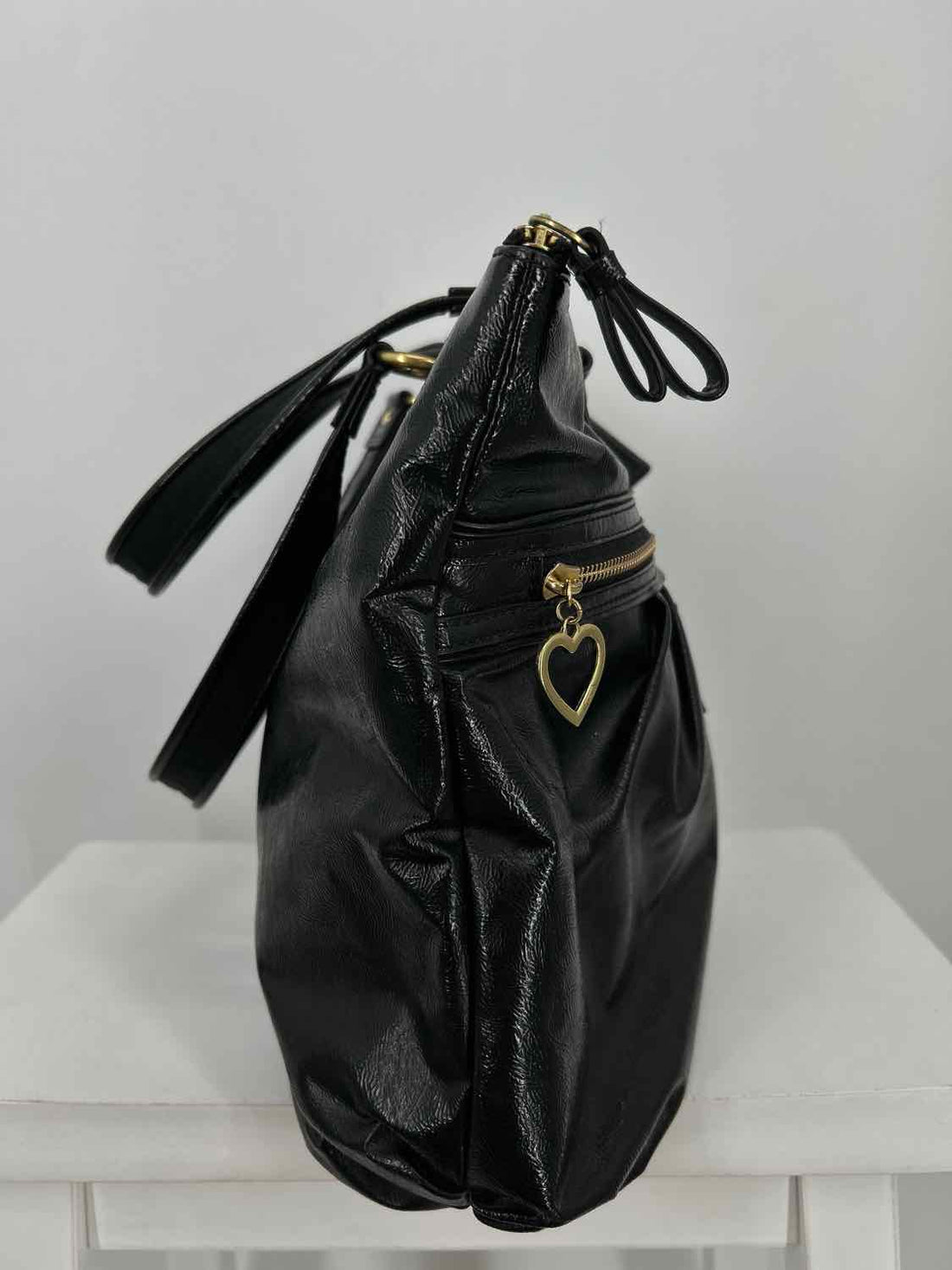 Coach Black Patent Leather Vintage Tote