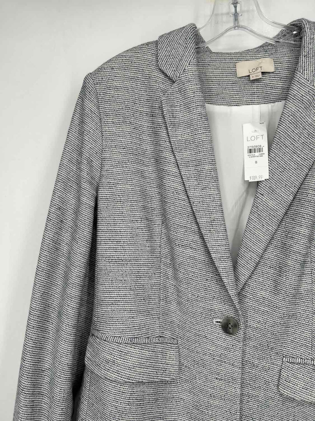 Loft Size 8 Navy & White NWT Blazer