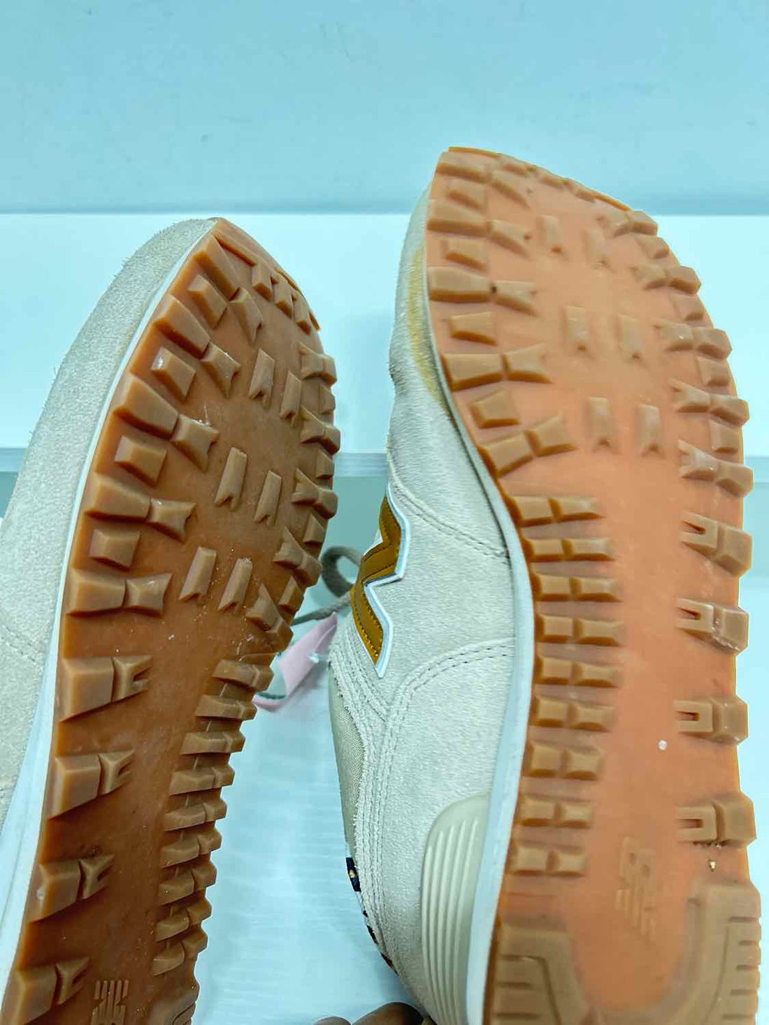 New Balance Women Size 9.5 Tan Leopard As Is Sneakers