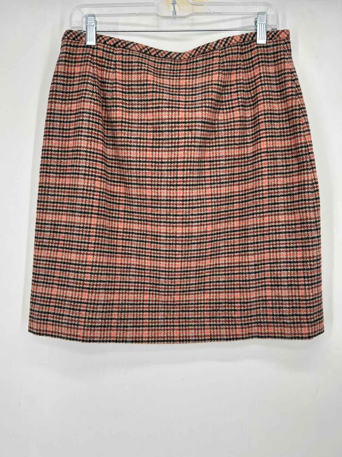Talbots Size 10P Beige Pink & Black Wool Blend Skirts